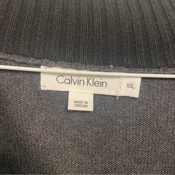 Calvin Klein Quarter Zip Sweater - Picture 4 of 5